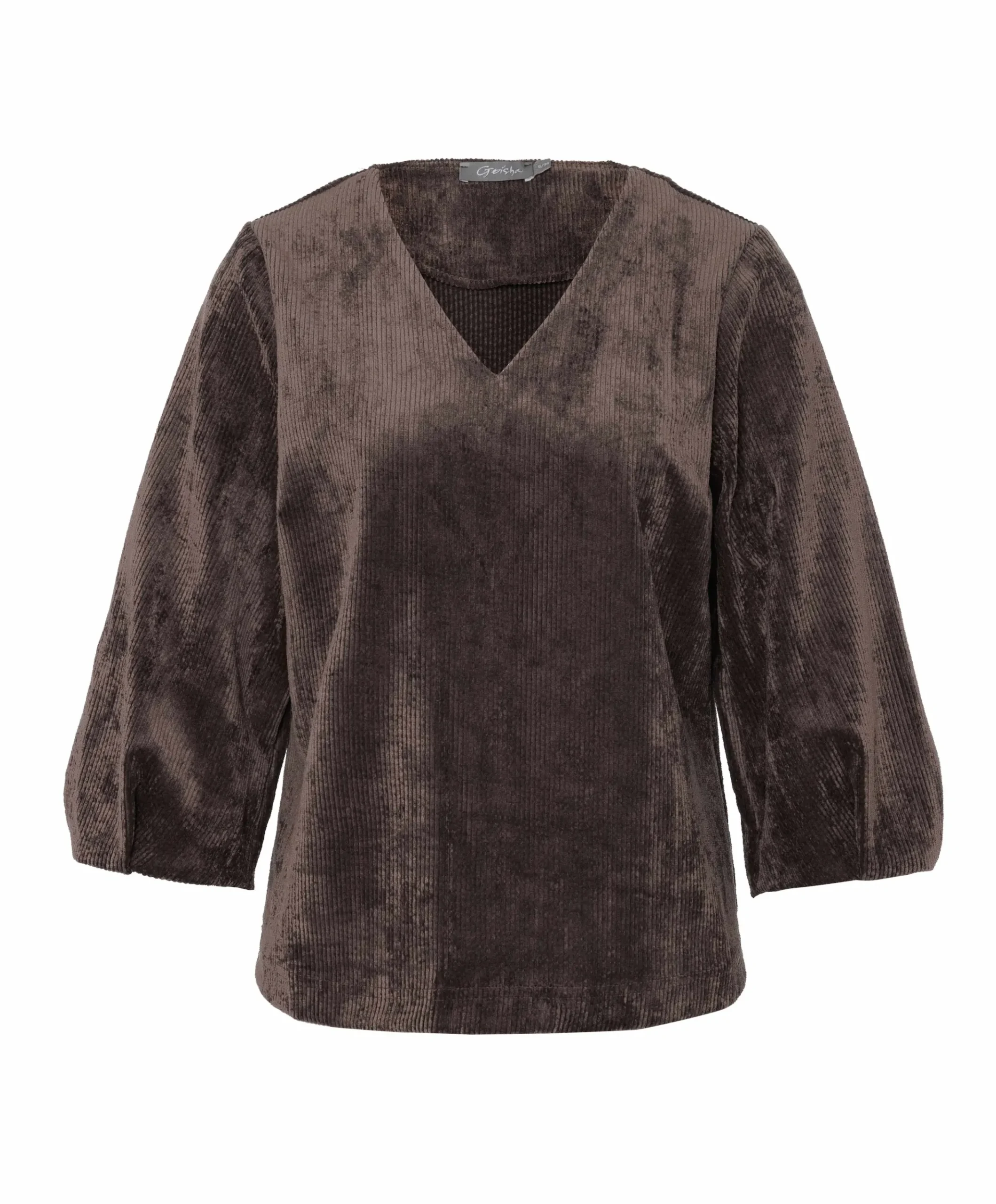 Dames blouse bruin