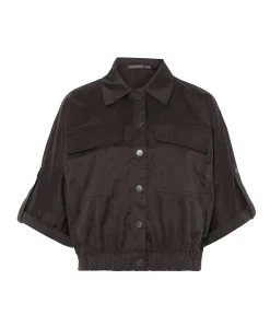 Dames blouse bruin