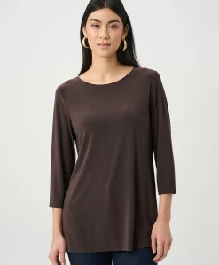 Dames blouse bruin