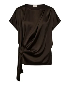 Dames blouse bruin