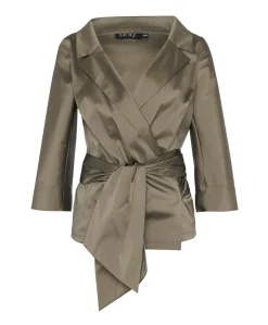 Dames blouse bruin