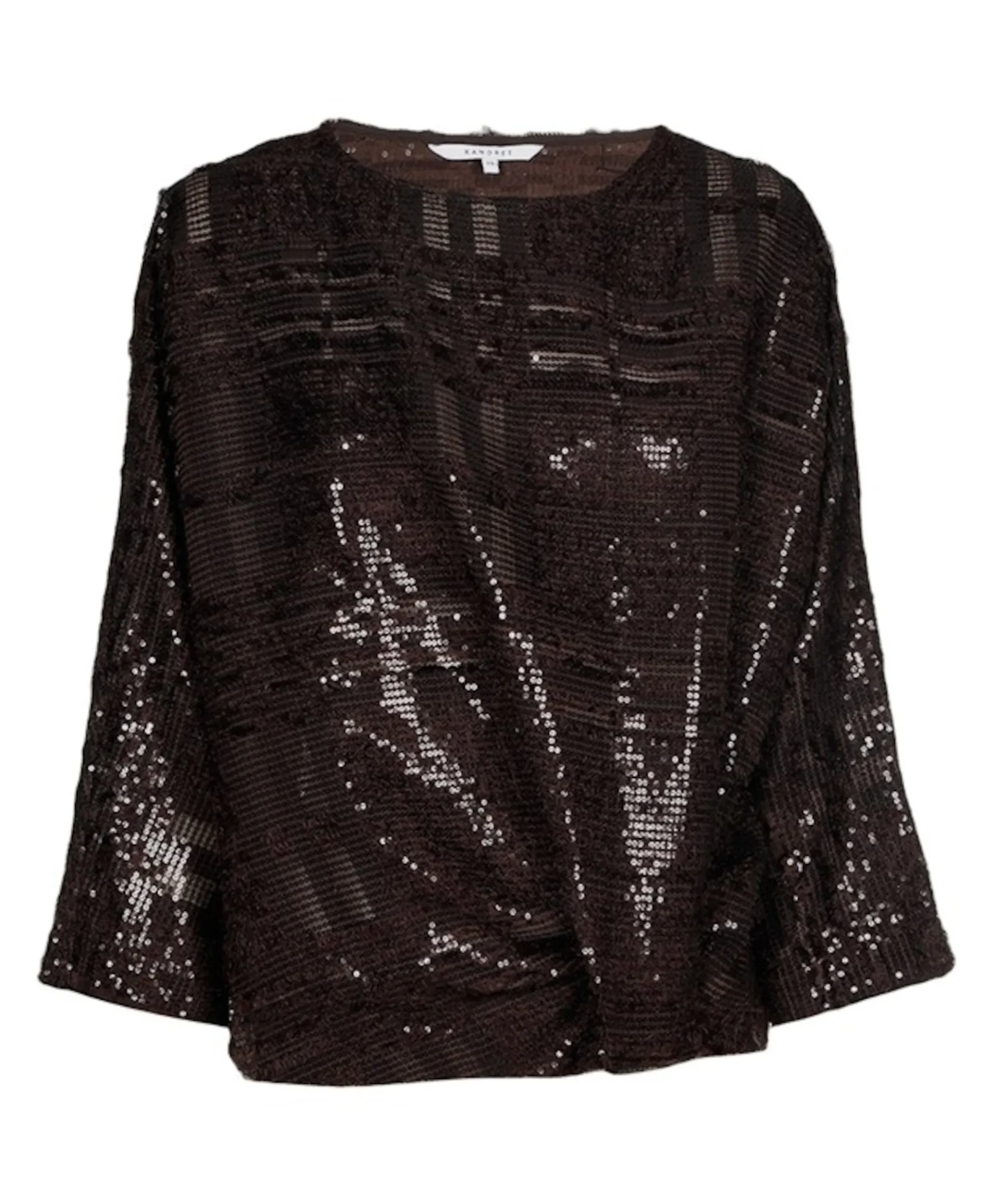 Dames blouse bruin