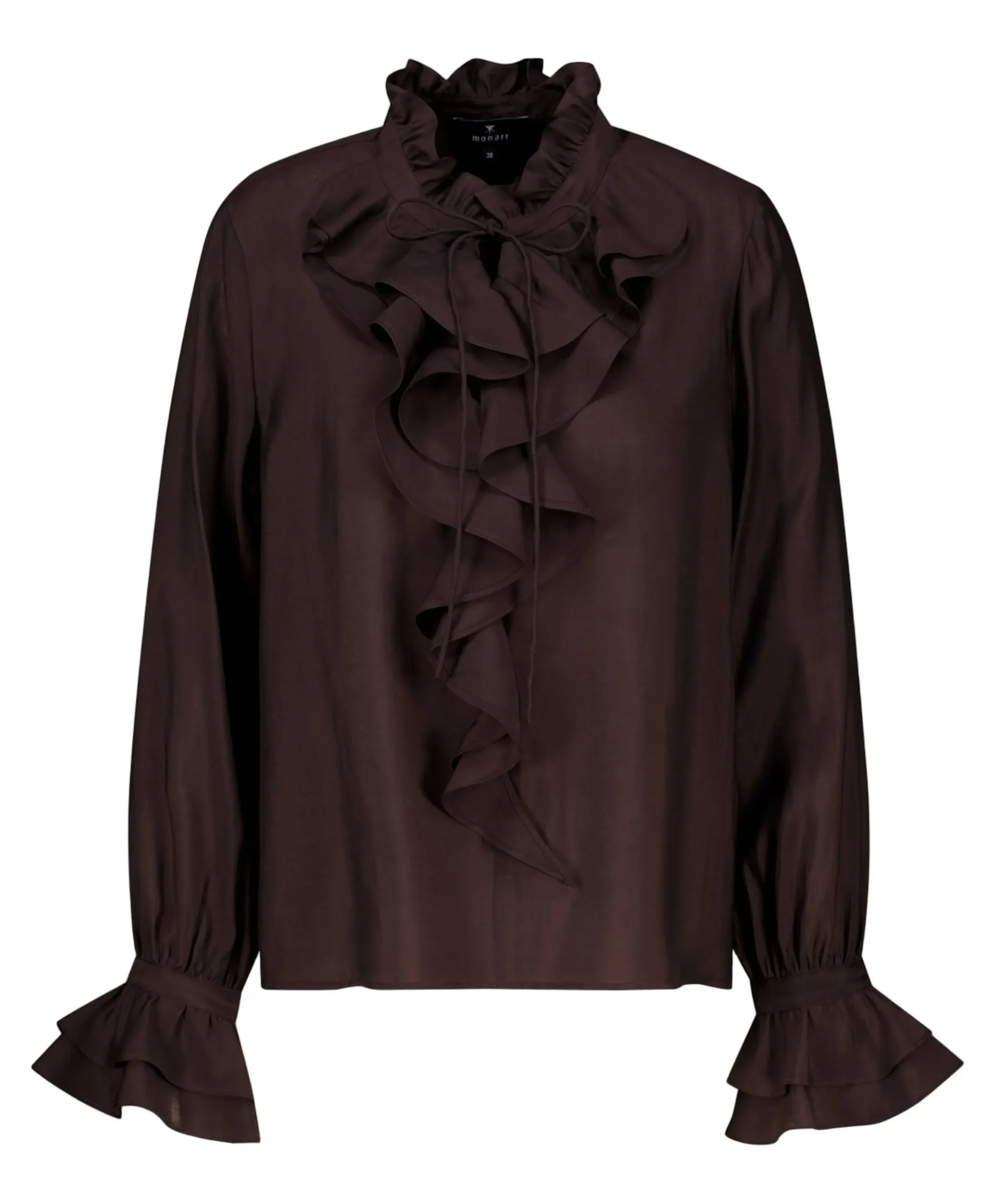 Dames blouse bruin