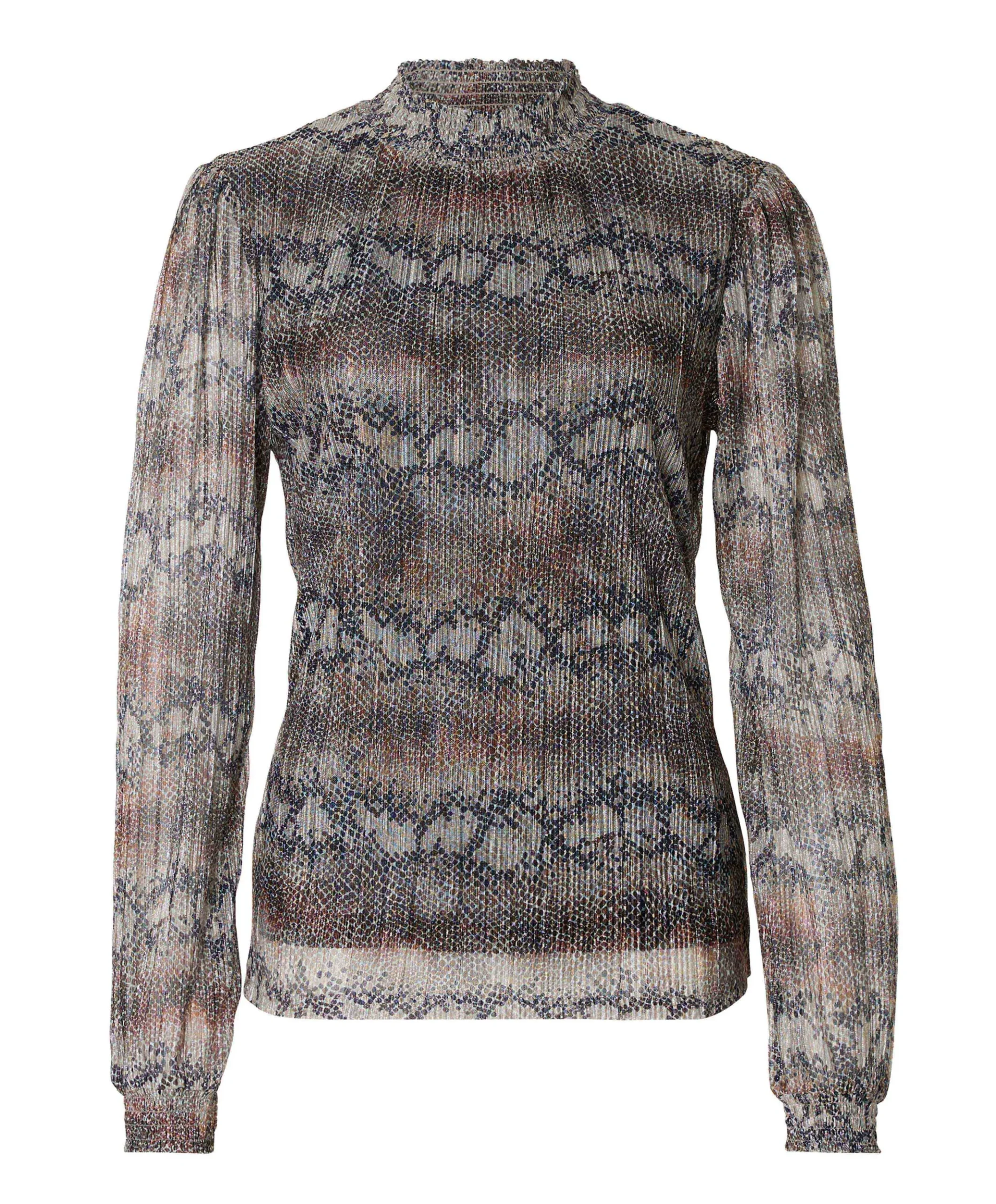 Dames blouse bruin