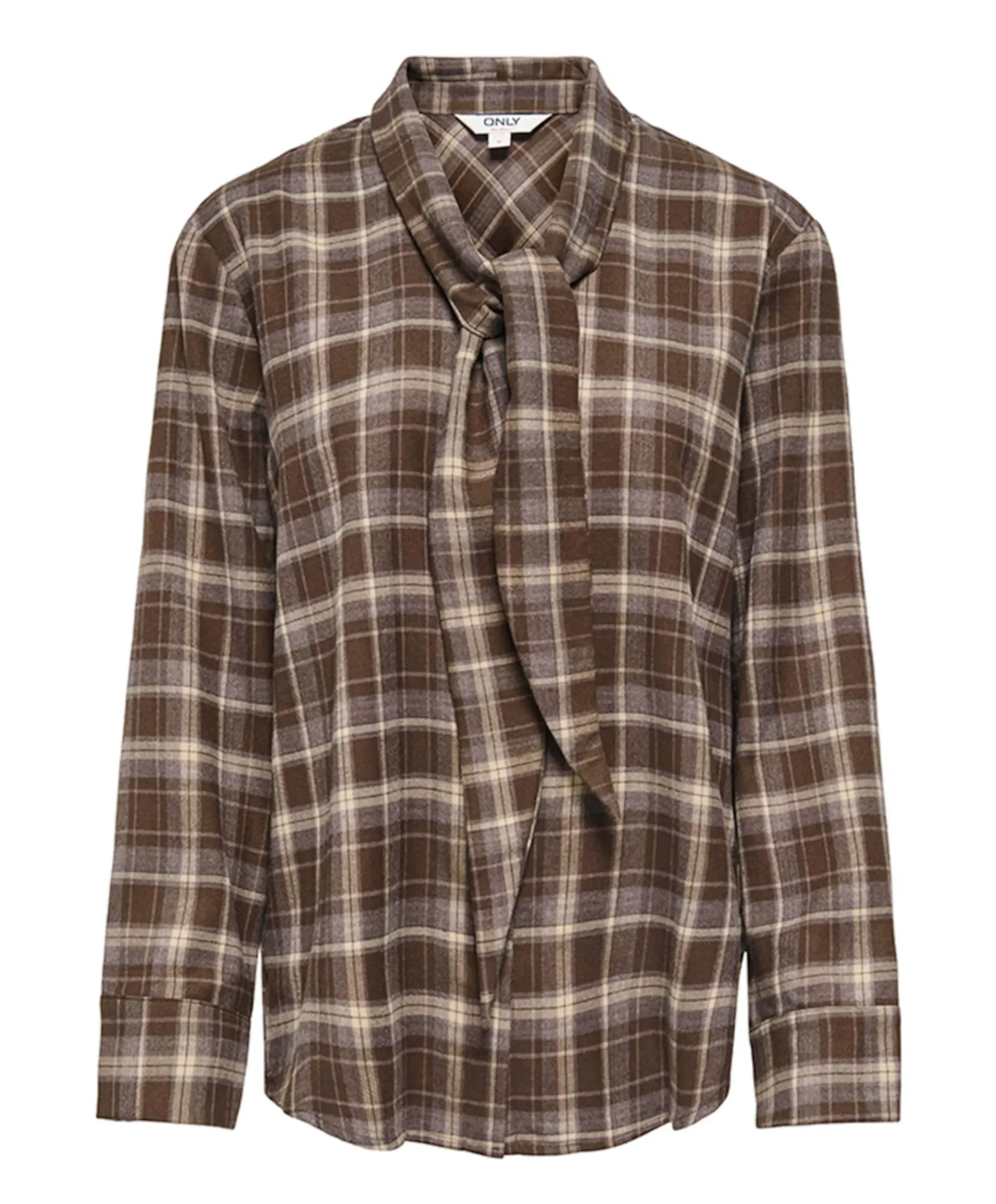 Dames blouse bruin