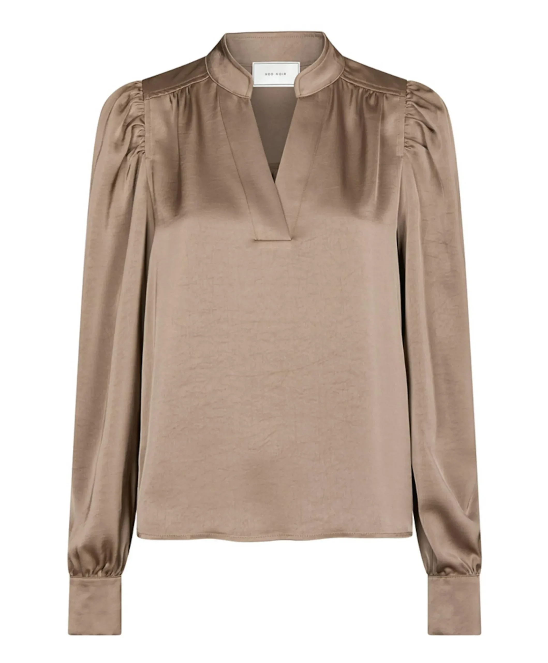 Dames blouse bruin