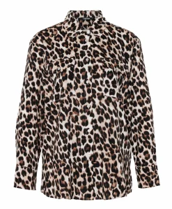 Dames blouse bruin