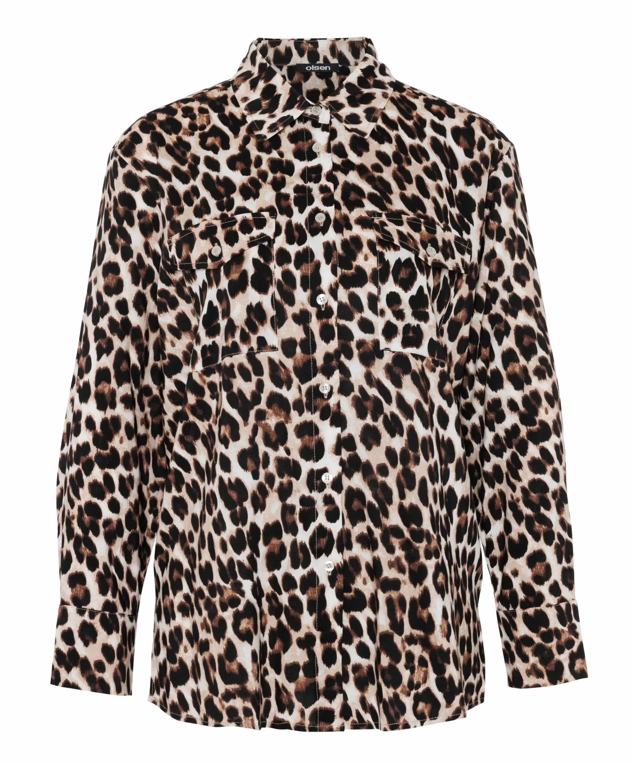 Dames blouse bruin