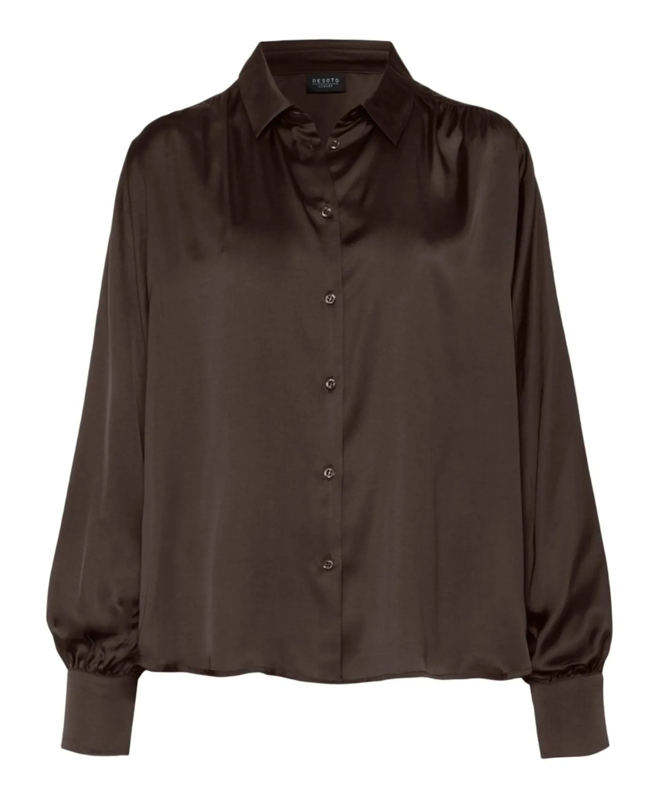 Dames blouse bruin
