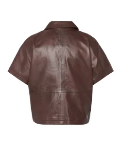 Dames blouse bruin