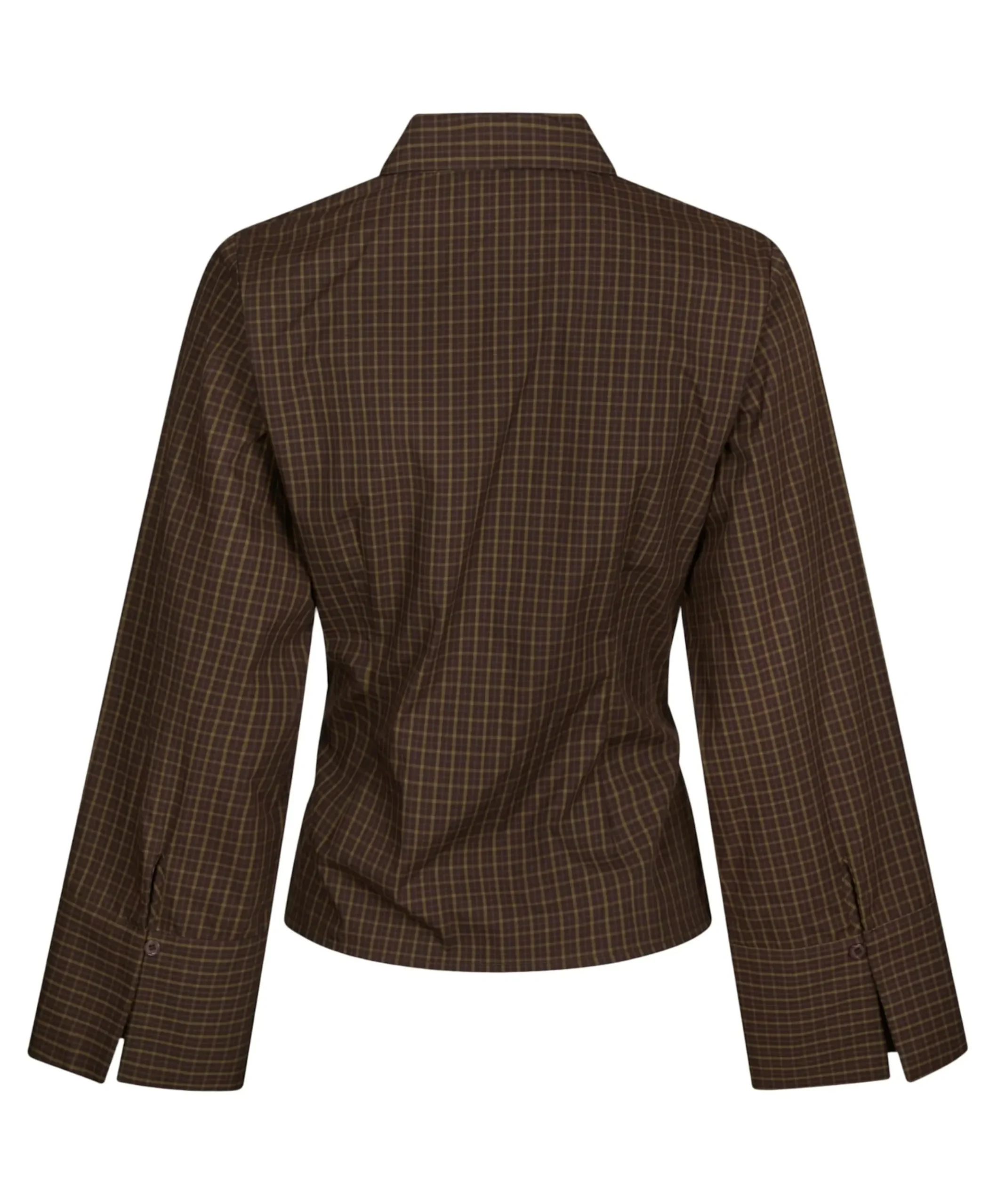 Dames blouse bruin