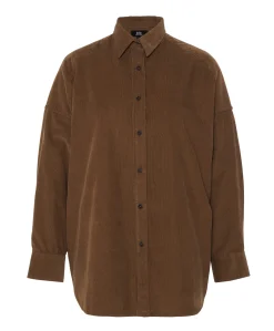 Dames blouse bruin