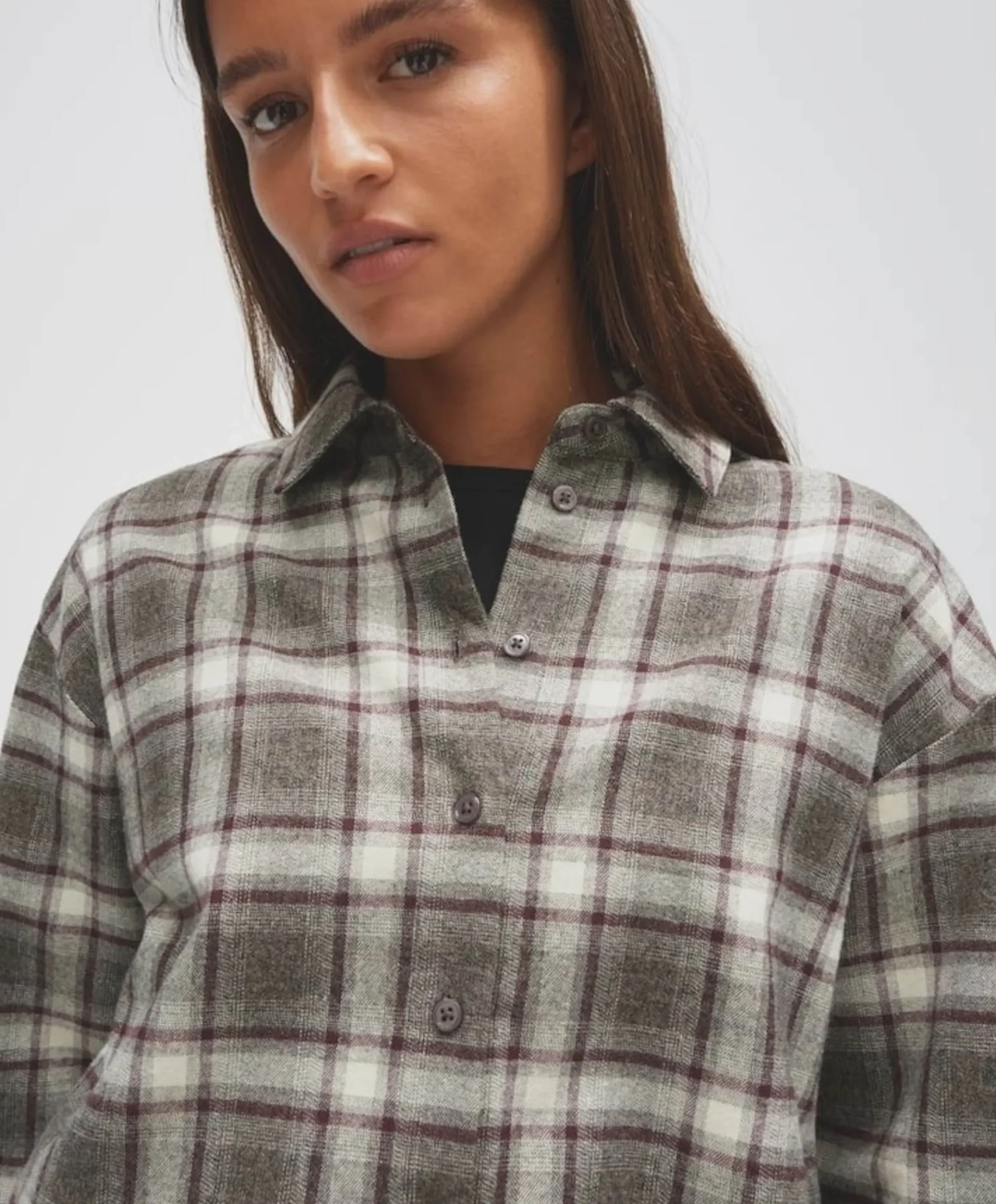 Dames blouse bruin