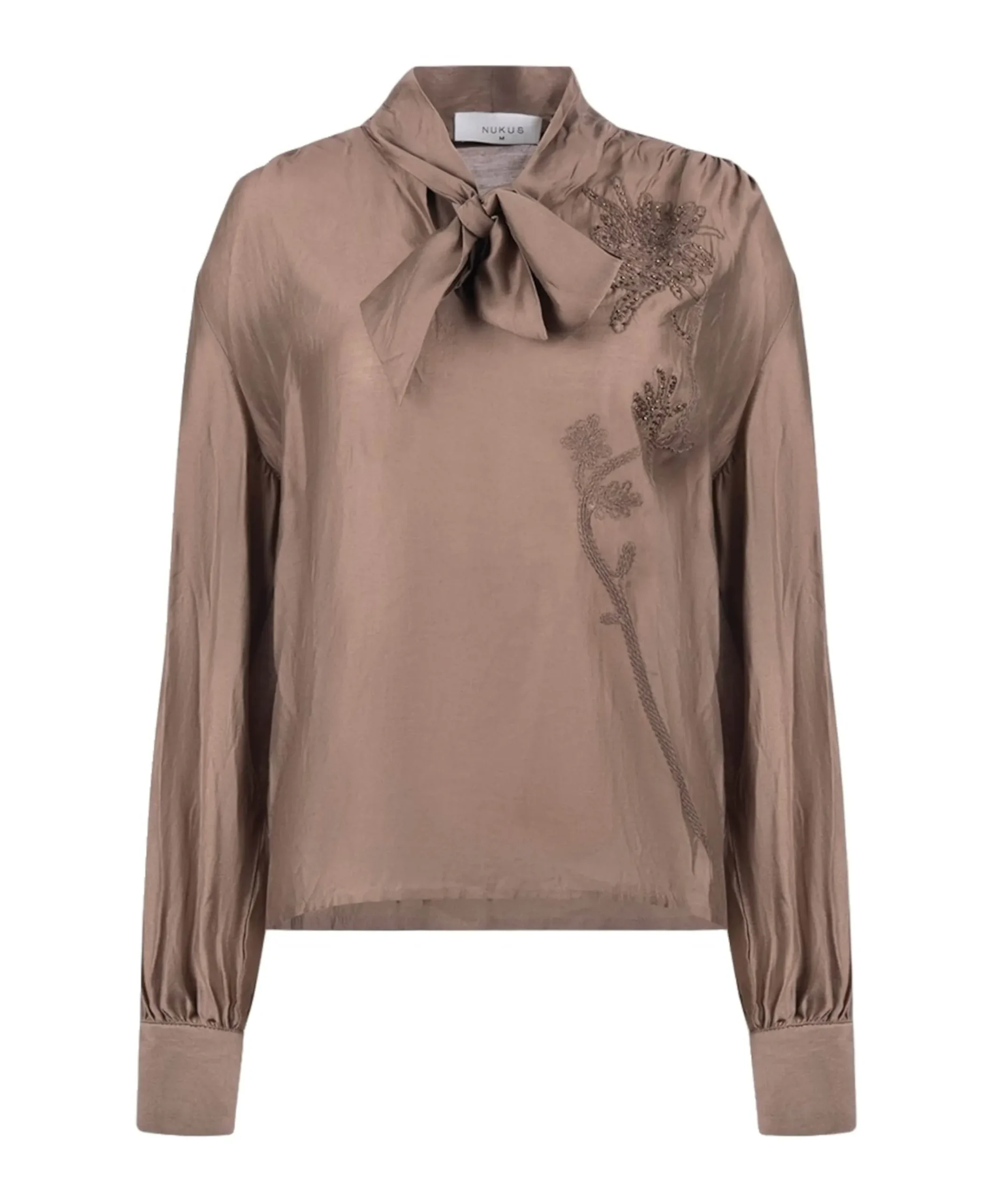 Dames blouse bruin