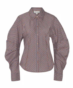 Dames blouse bruin
