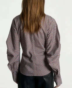 Dames blouse bruin