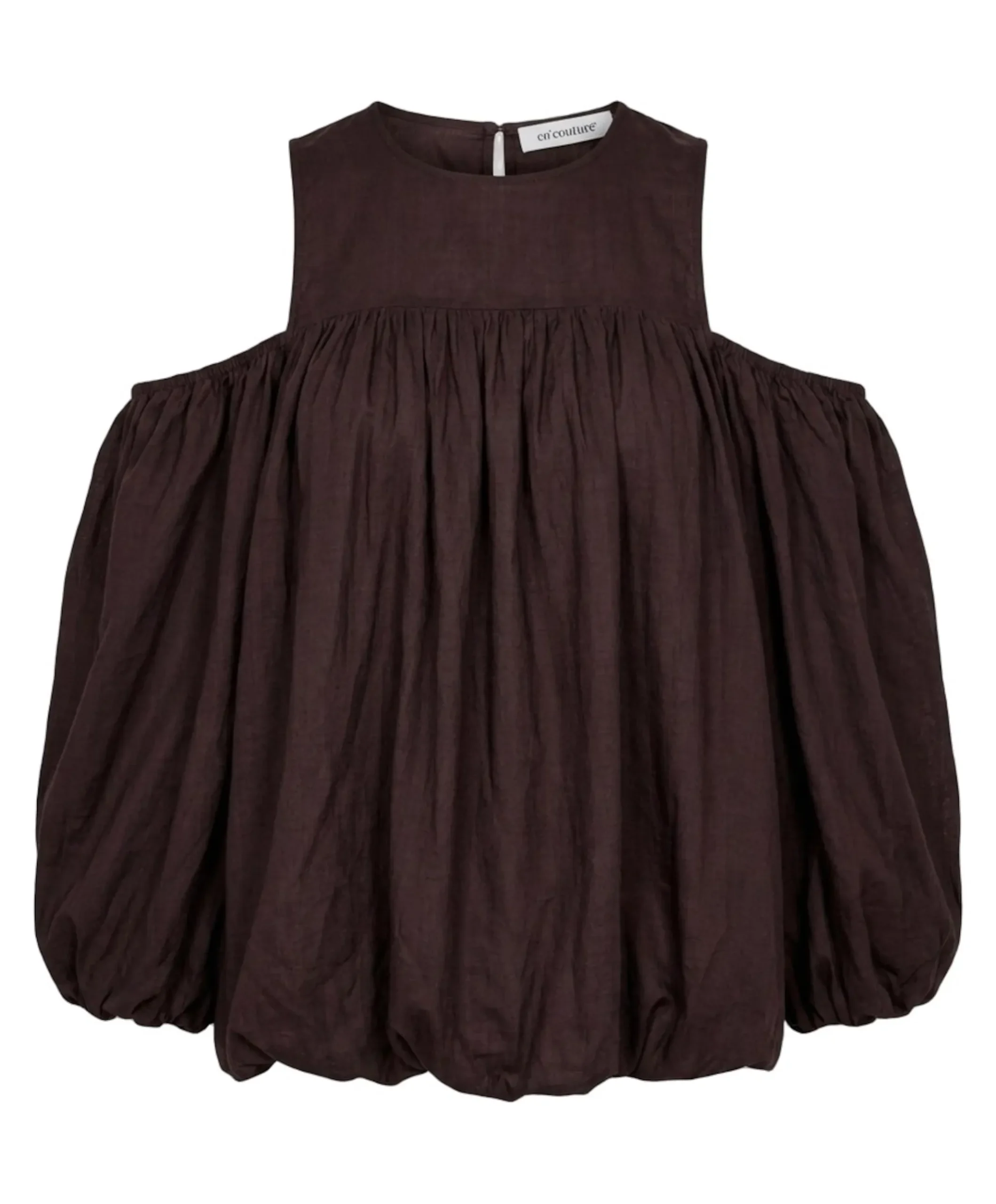 Dames blouse bruin
