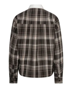 Dames blouse bruin