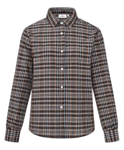 Dames blouse bruin