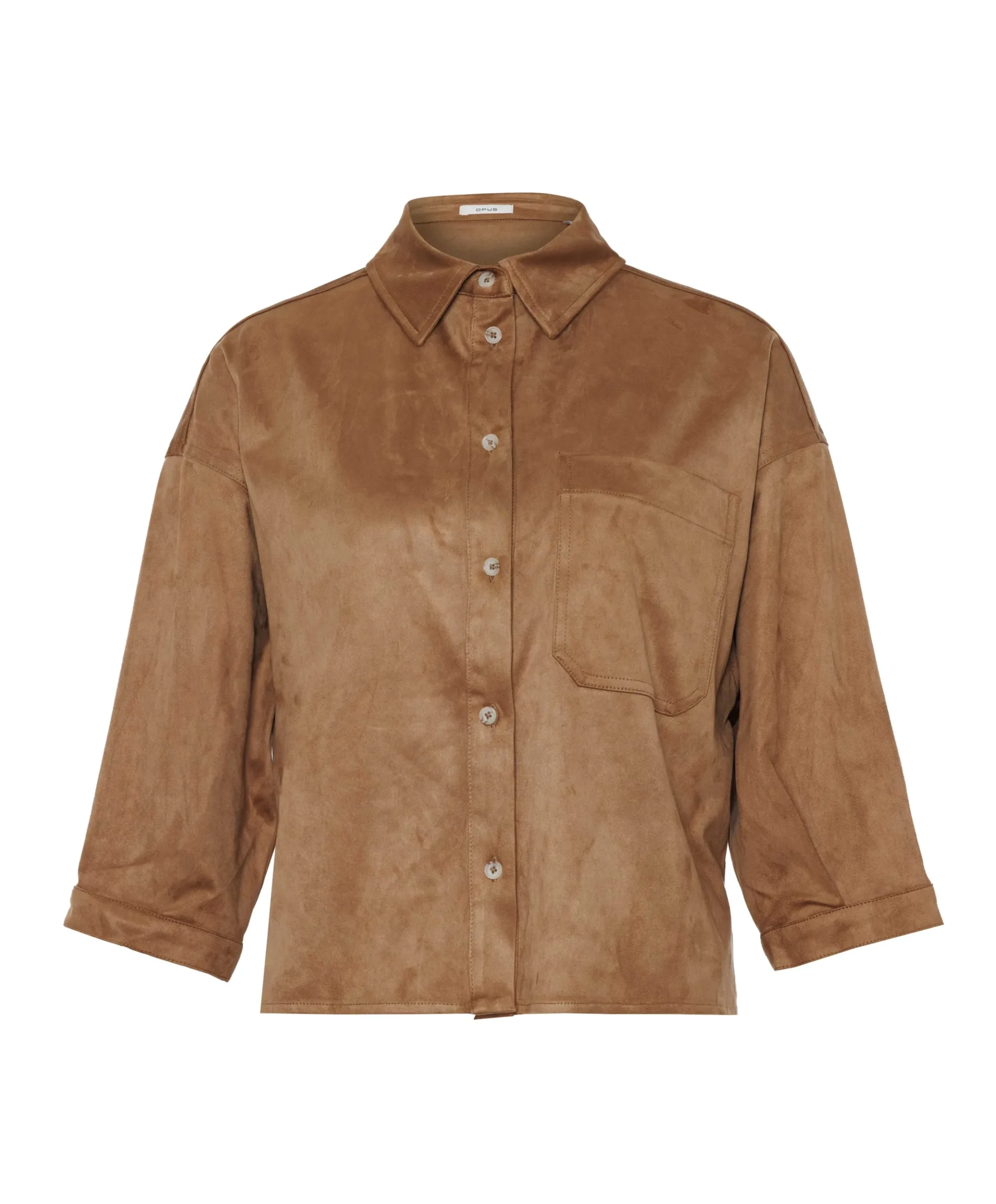 Dames blouse bruin