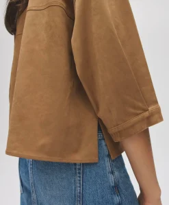 Dames blouse bruin