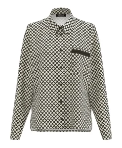 Dames blouse bruin