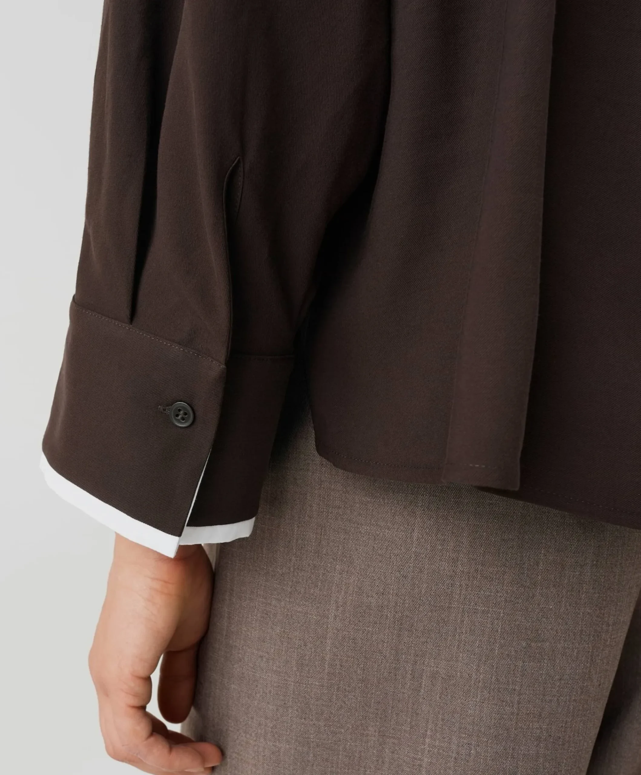 Dames blouse bruin