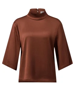Dames blouse bruin