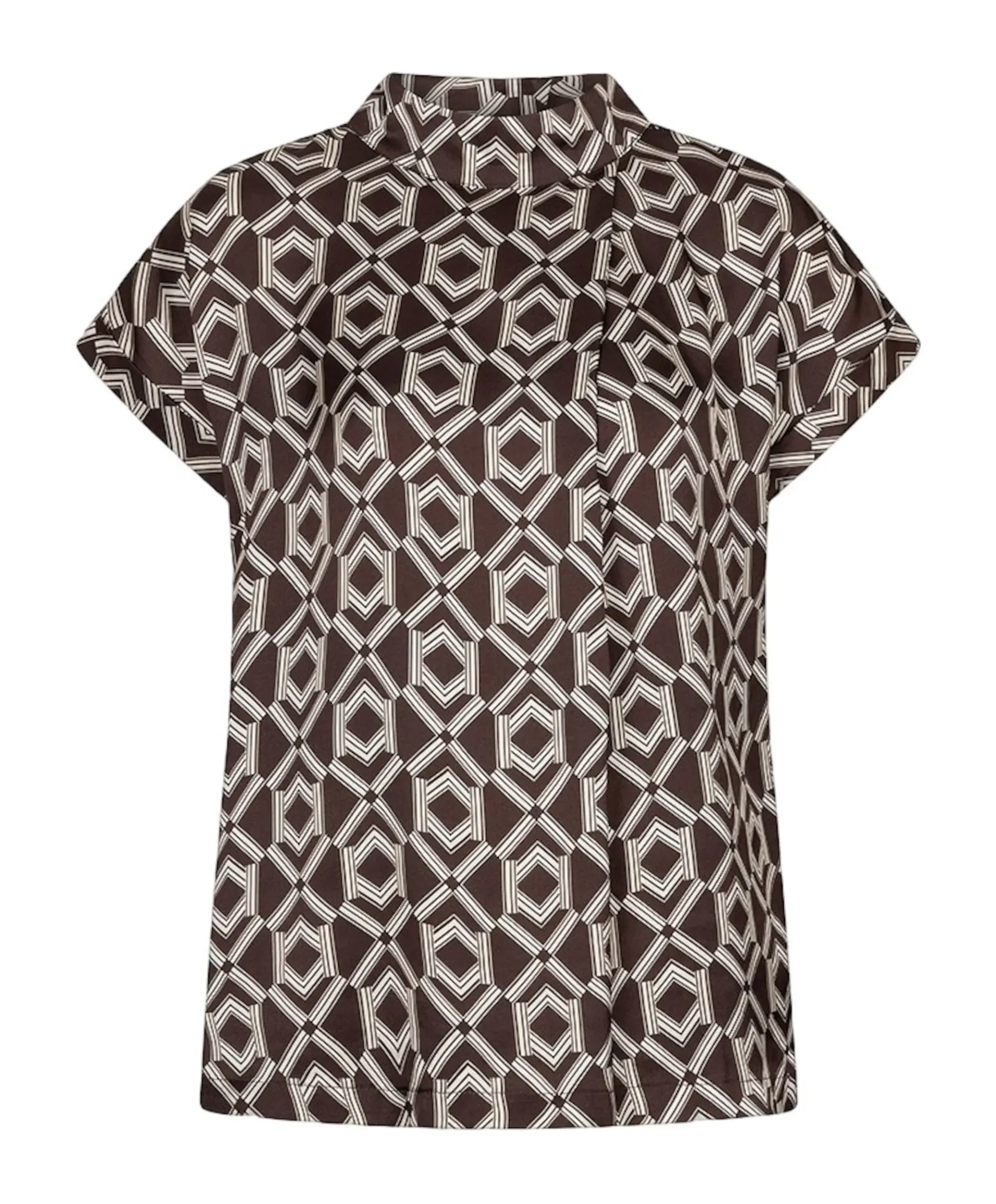 Dames blouse bruin