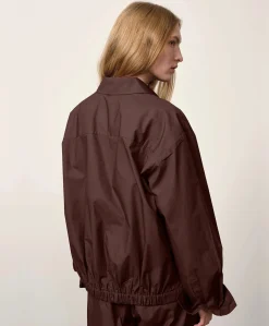 Dames blouse bruin