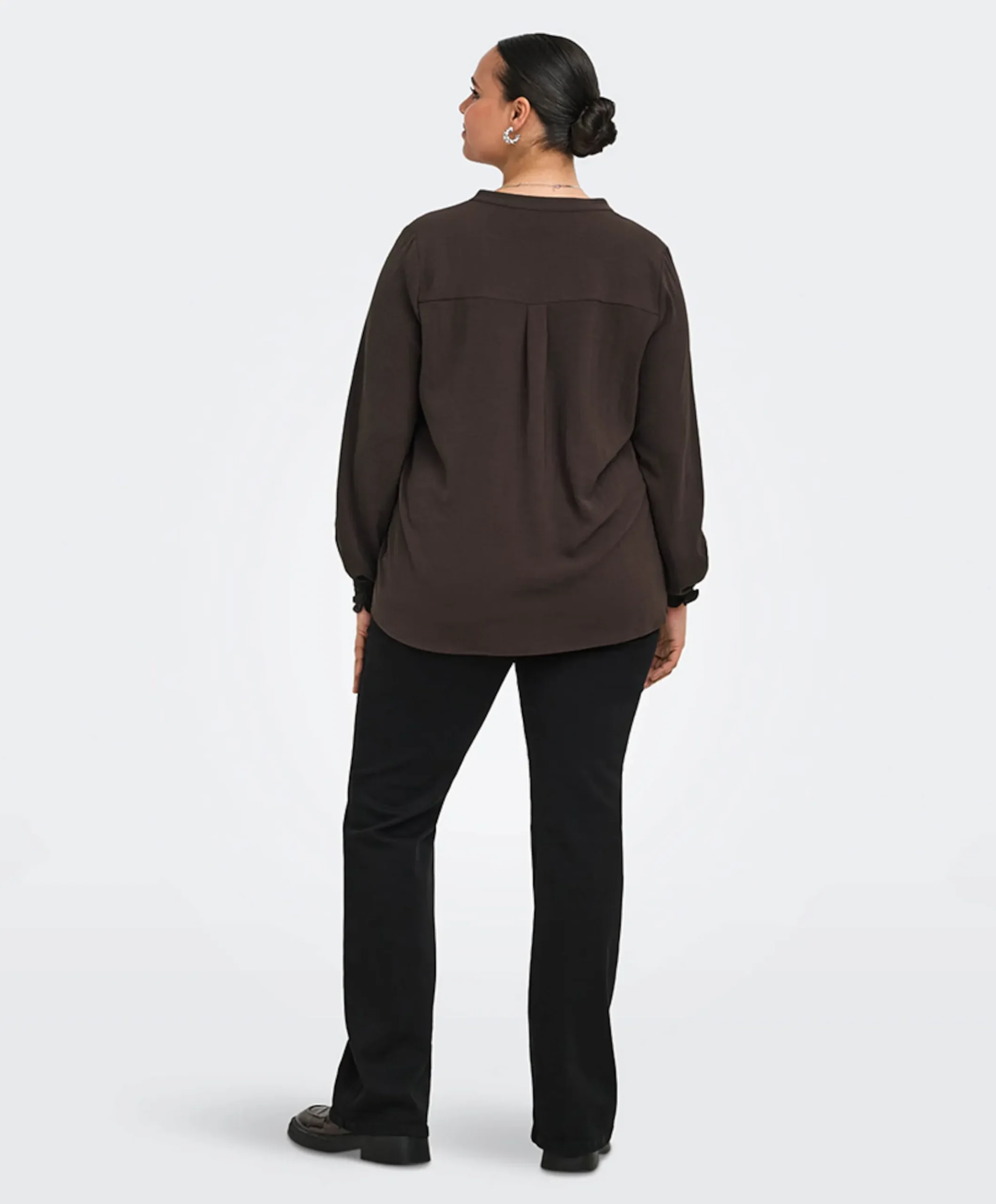 Dames blouse bruin