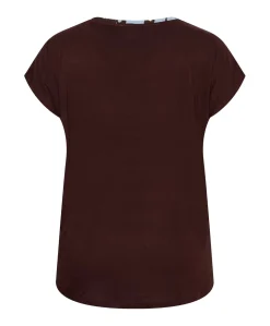 Dames blouse bruin