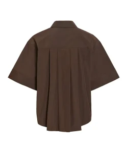 Dames blouse bruin