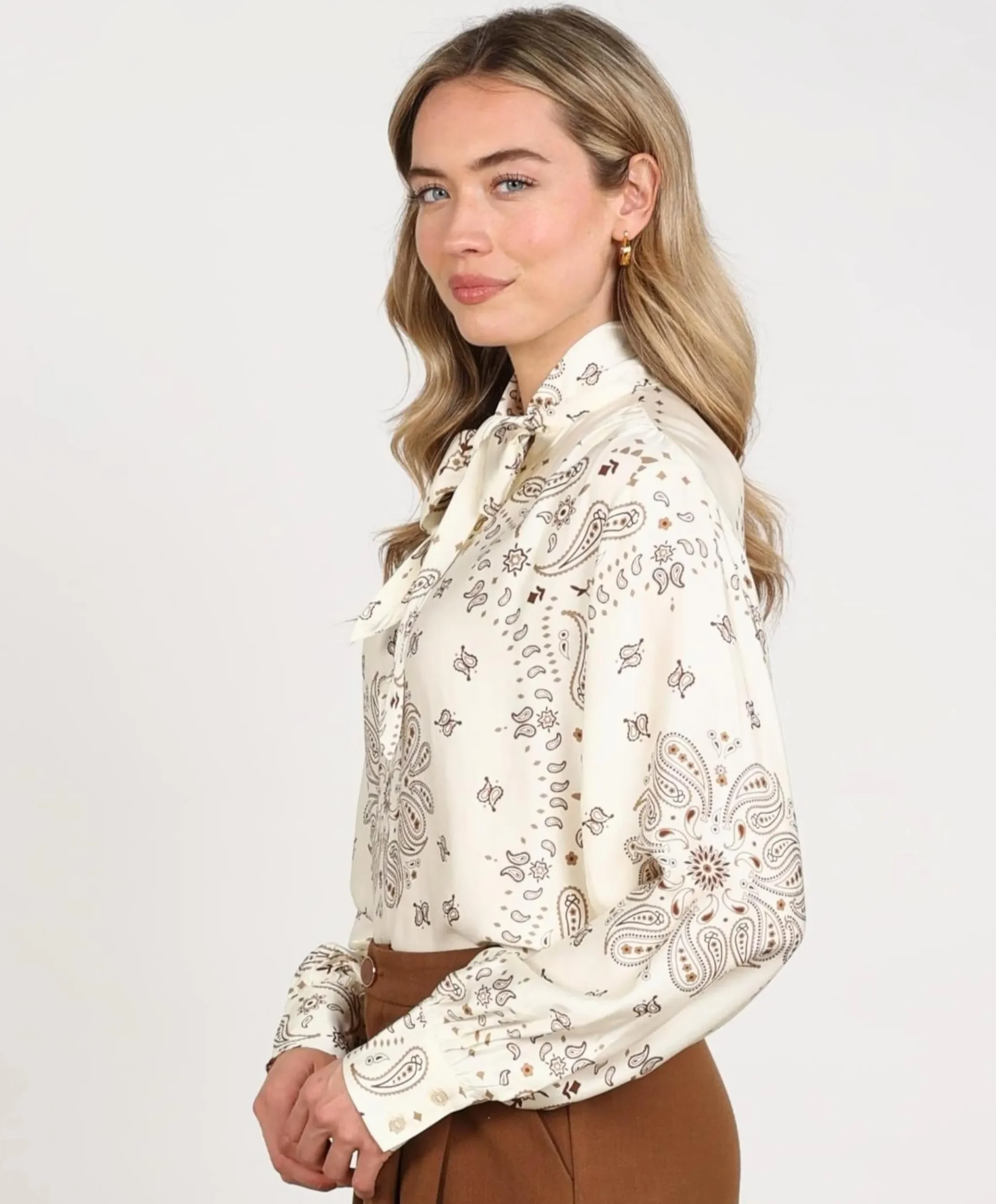 Dames blouse ecru