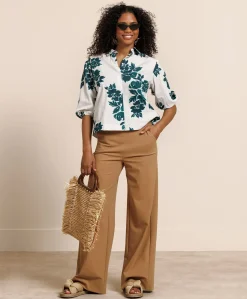 Dames blouse ecru