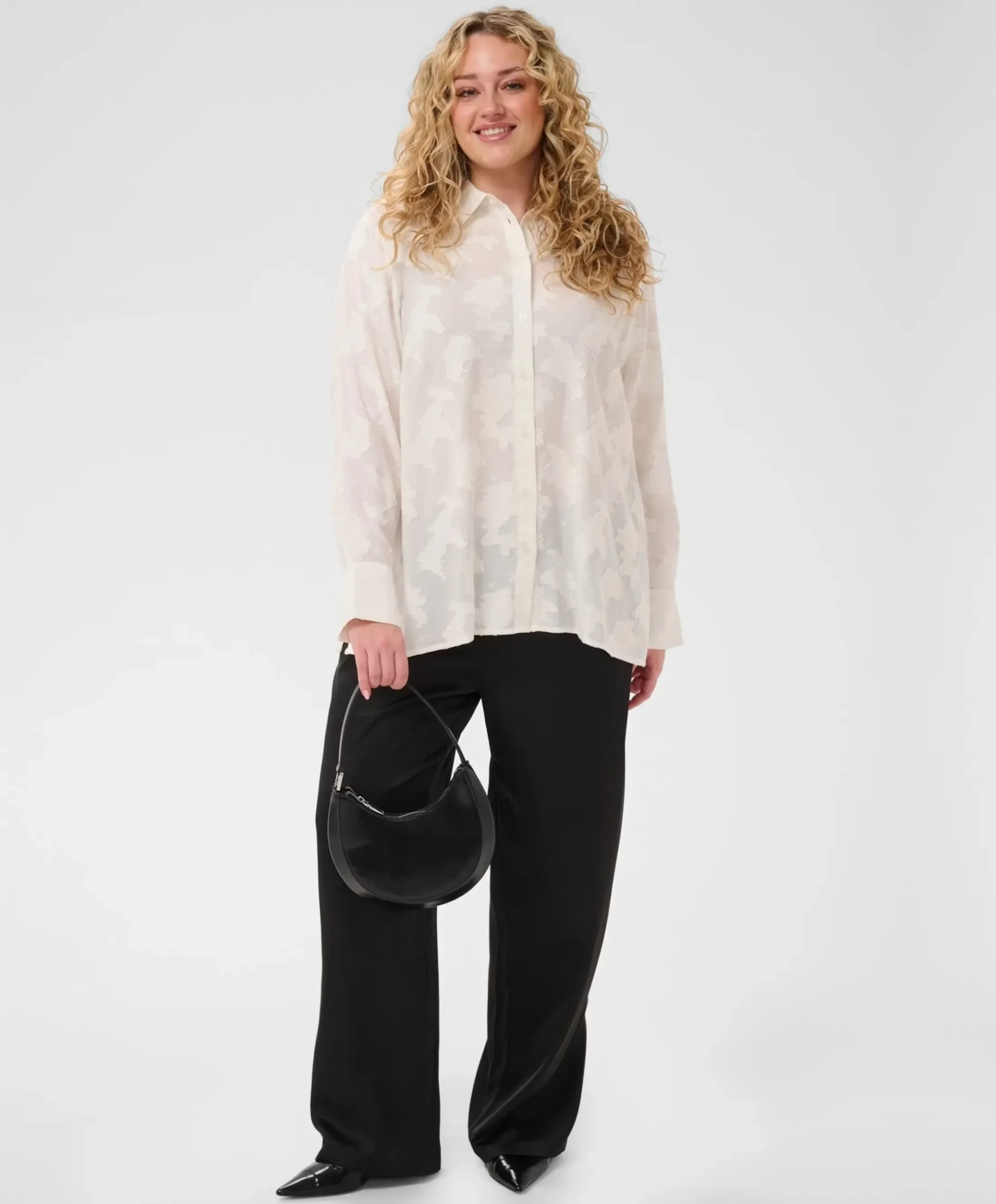 Dames blouse ecru