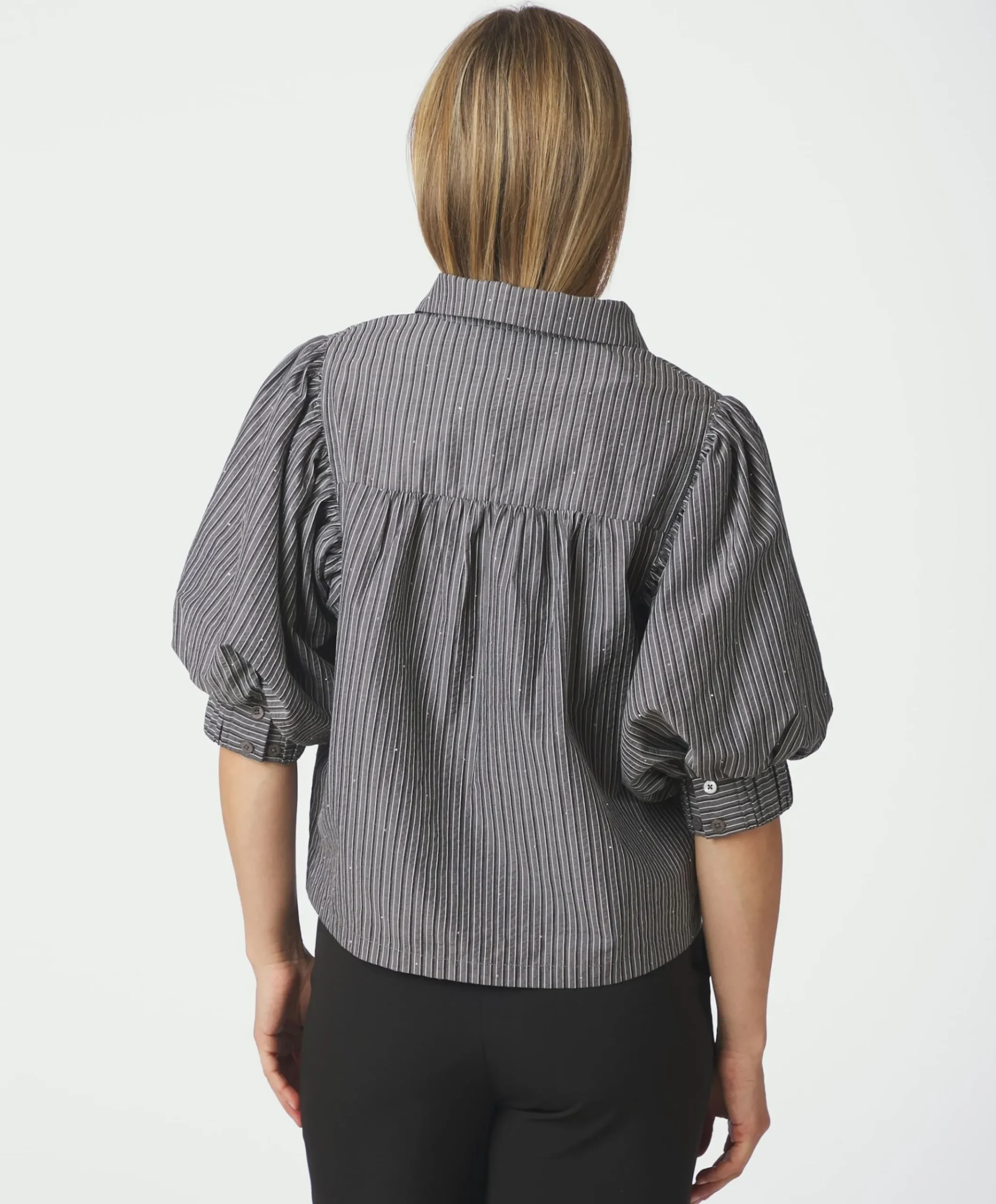 Dames blouse grijs