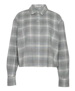 Dames blouse grijs