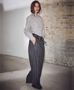 Dames blouse grijs