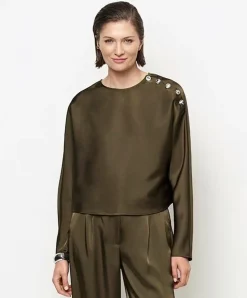 Dames blouse groen
