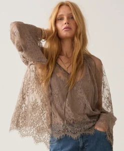 Dames blouse groen
