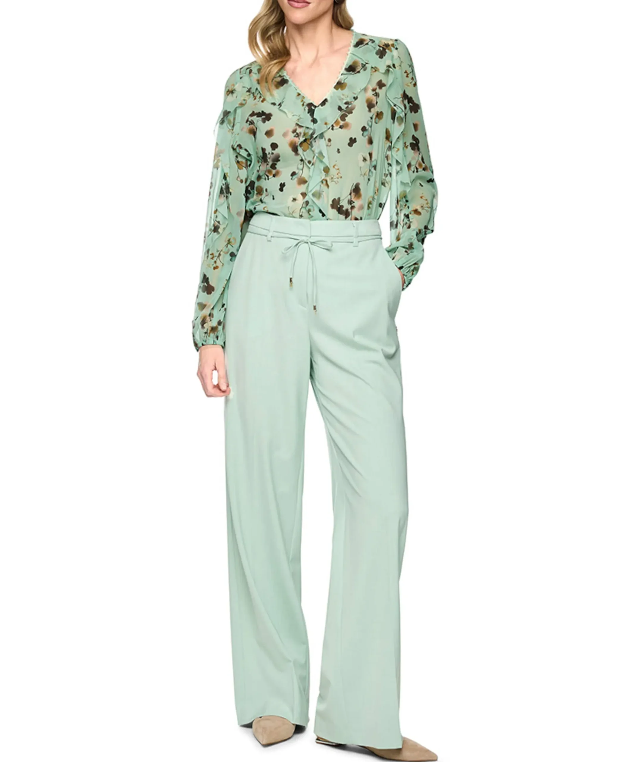 Dames blouse groen