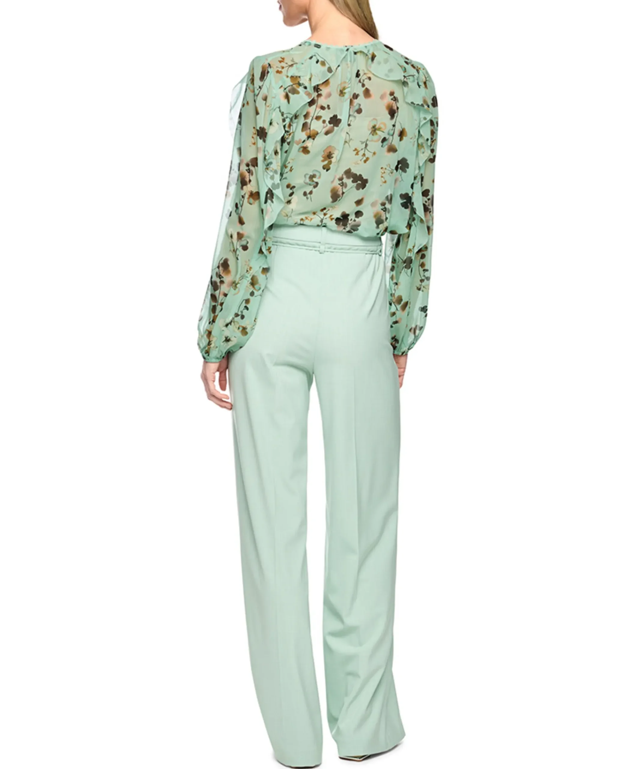 Dames blouse groen