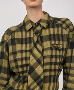 Dames blouse groen