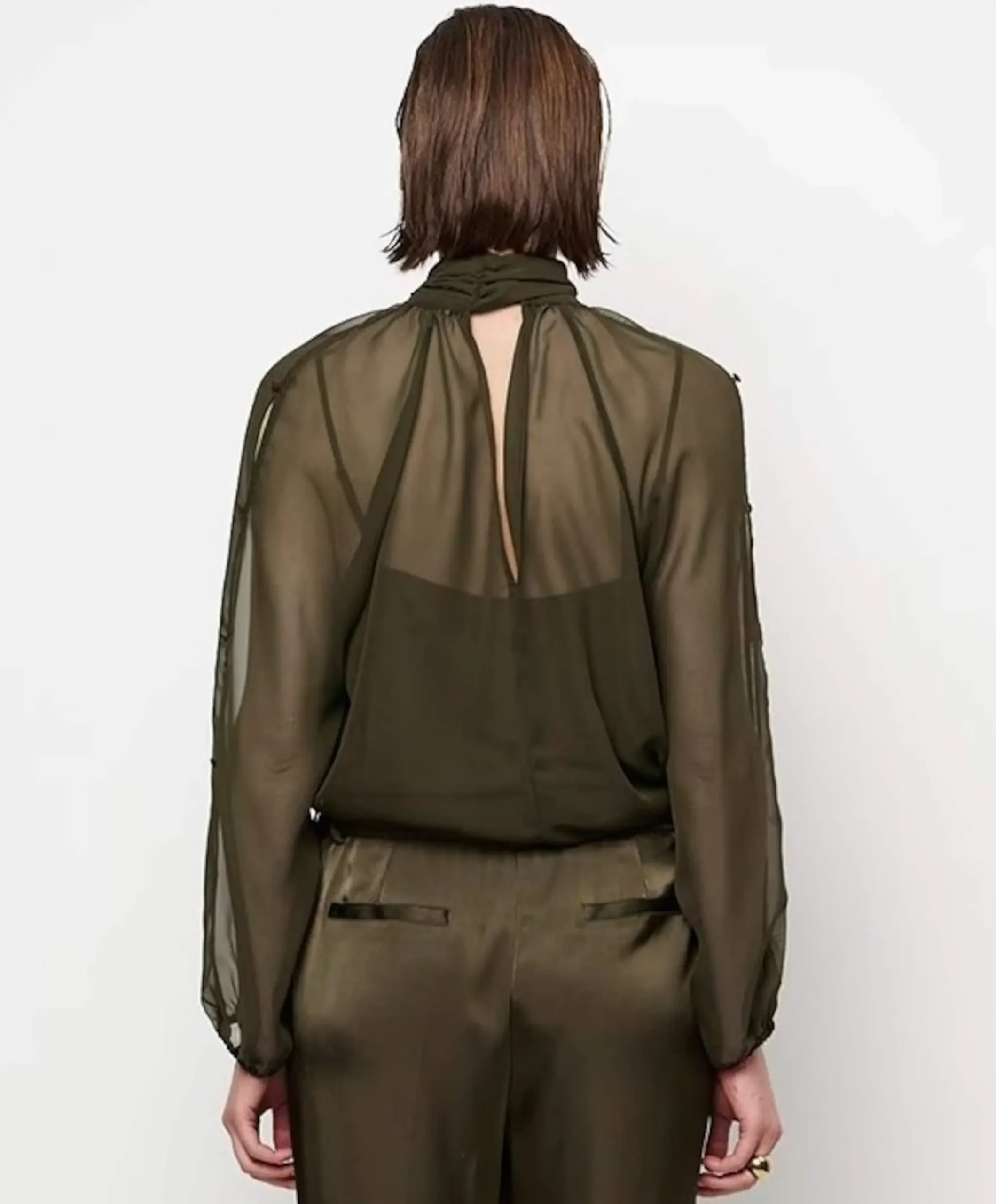 Dames blouse groen