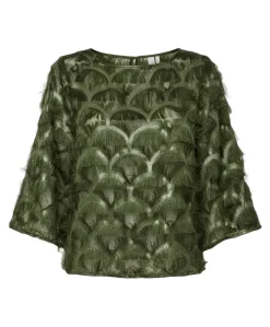 Dames blouse groen