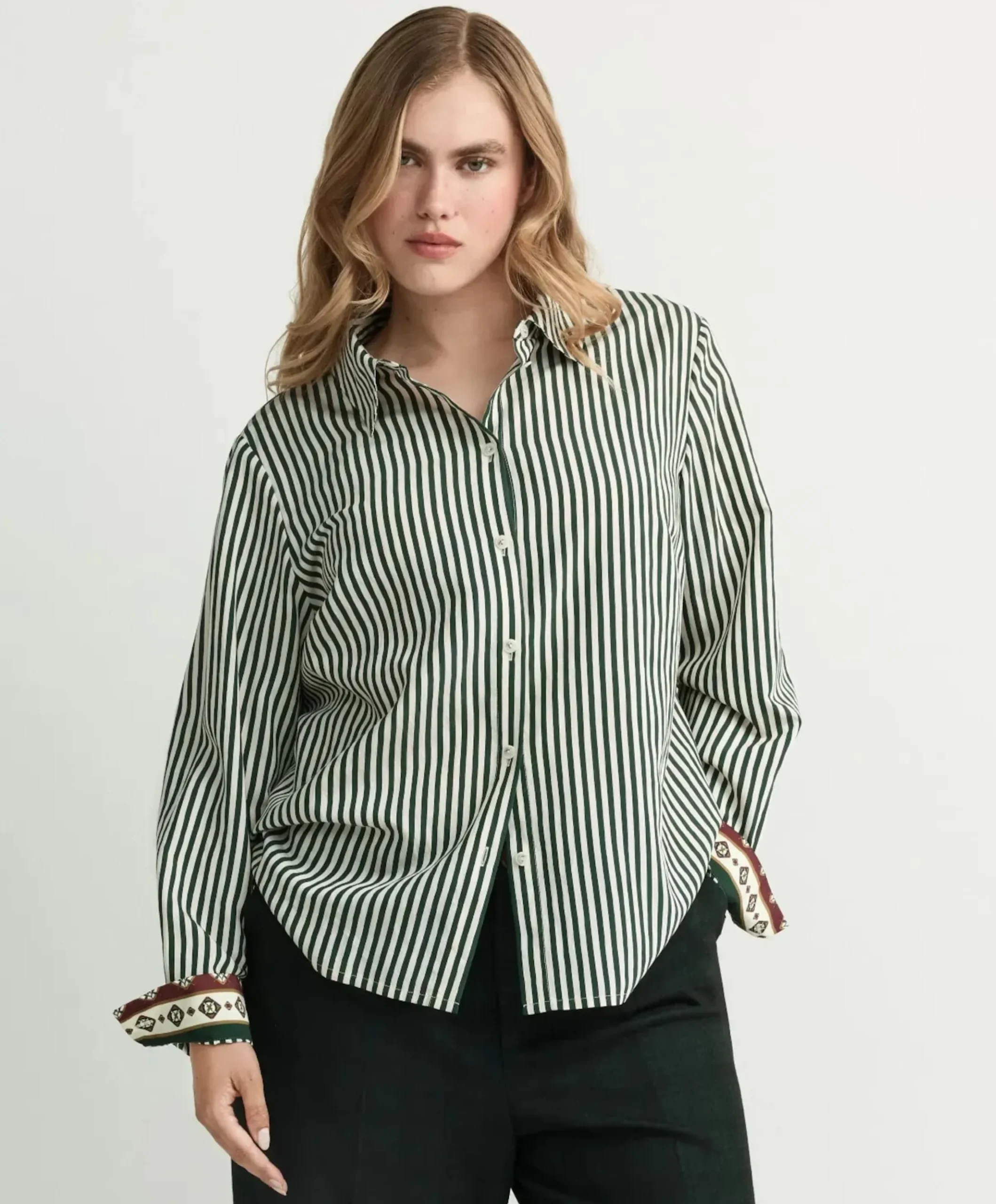 Dames blouse groen
