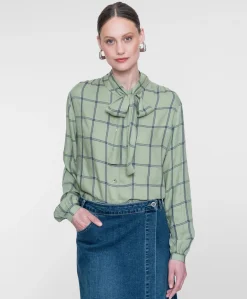 Dames blouse groen