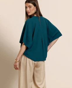 Dames blouse groen