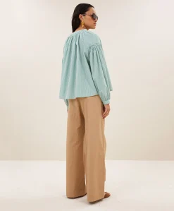 Dames blouse groen